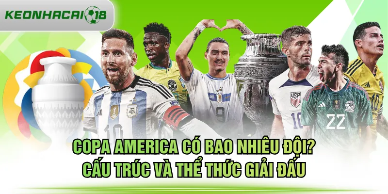 Copa America có bao nhiêu đội